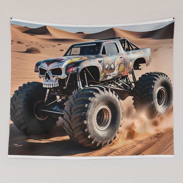 Item preview, Monster Truck Skull #6 designed and sold by UrbanTRIP.