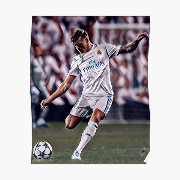 Toni Kroos 31E604 Seide Plakat Silk Print Poster 14inch x 21inch / 35cm x 52cm