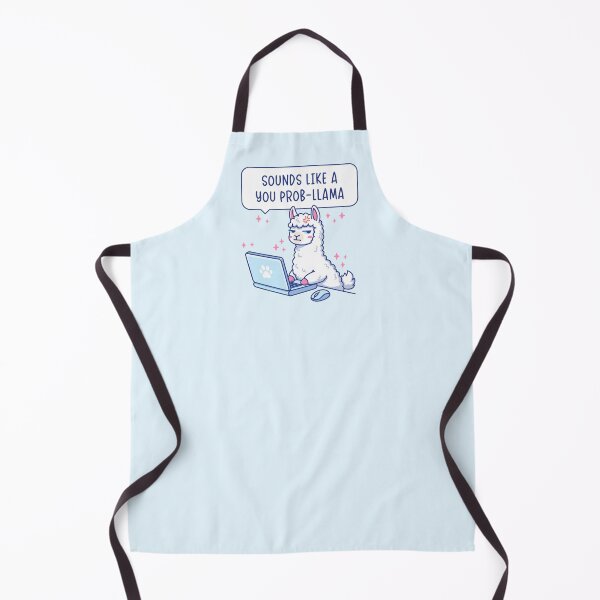 Item preview, Sounds Like A You Prob-Llama - Cute Llama Office Humor Pun designed and sold by Brogress Project.