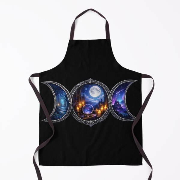 Item preview, Moon Oracle — Triple Moon Crystal Ritual Scene designed and sold by Mouraludia.