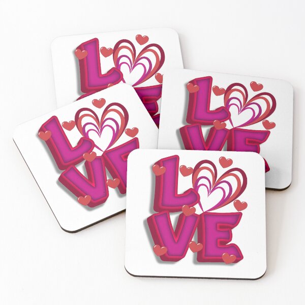 Item preview, Love Sign with Hearts Design designed and sold by Cookie Jar Creations.
