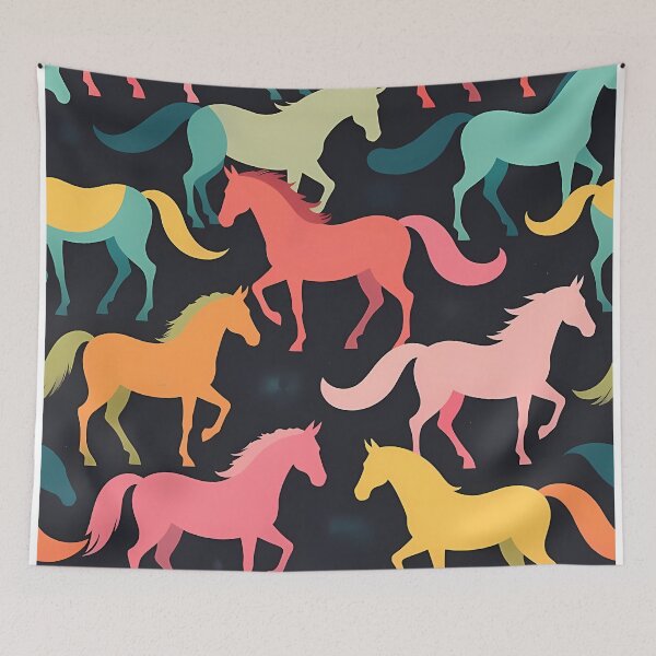 Item preview, Abstract Horses Seamless Pattern (image size 7840x11680) designed and sold by Digital-Davinci.