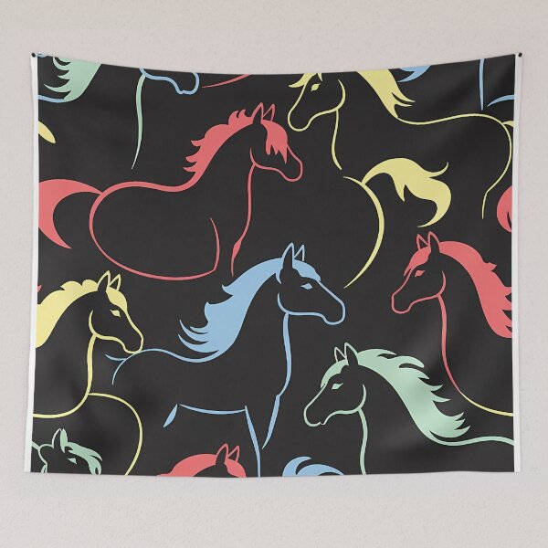 Item preview, Abstract Horses Seamless Pattern (image size 7840x11680) designed and sold by Digital-Davinci.