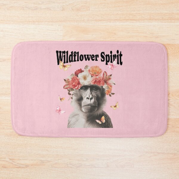 Item preview, Wildflower Spirit Funny Monkey designed and sold by Sachie's Studio.