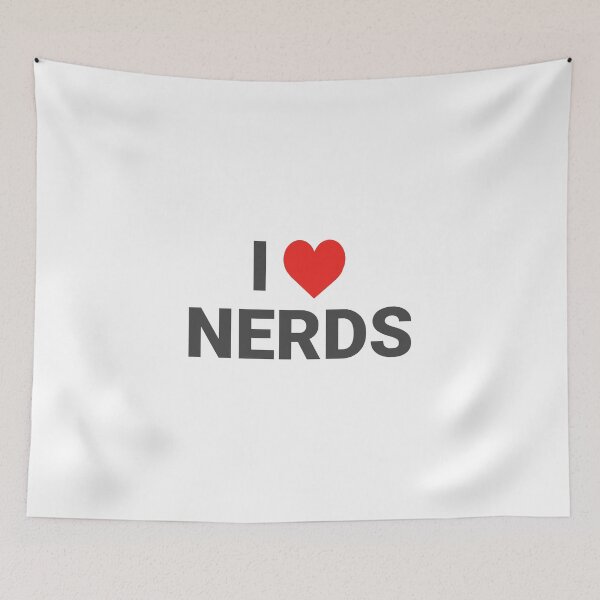 Item preview, I Love Nerds – Funny Geek Humor Design designed and sold by MadUX.