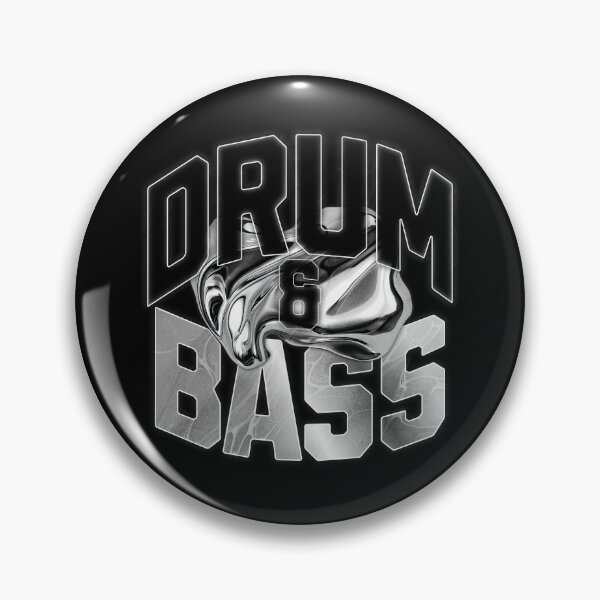 Item preview, DRUM AND BASS  - Y2K Monochrome (grey) designed and sold by Discothreadz.
