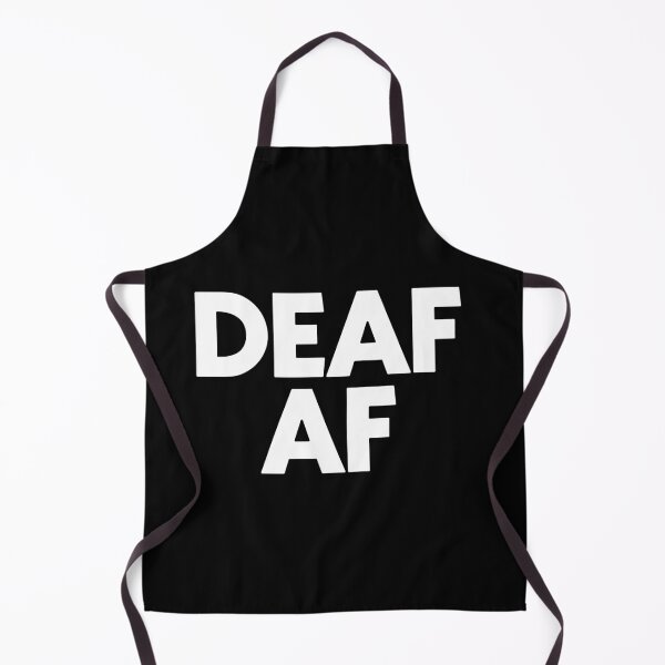 Item preview, Deaf AF - Funny Rude Hearing ASL People Gift designed and sold by kamalasyakila.