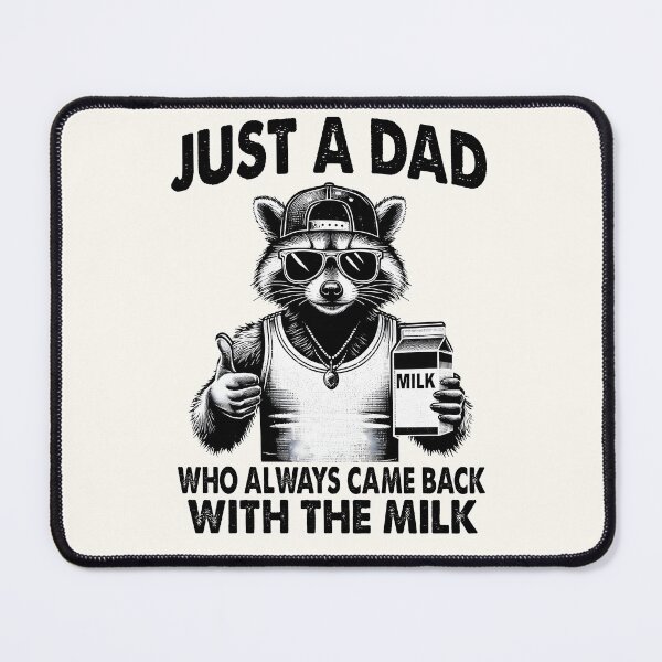Item preview, Just a Dad Who Always Came Back With the Milk designed and sold by H3ll-Ash-Studio.