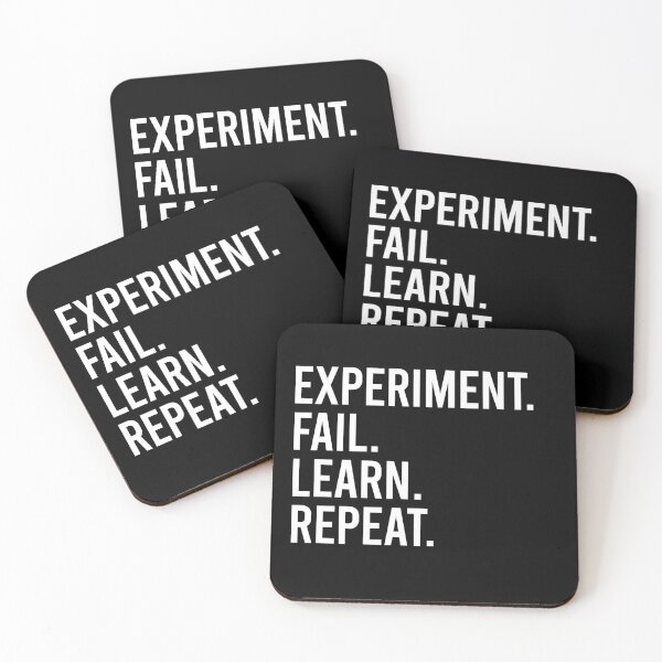 Item preview, Experiment. Fail. Learn. Repeat. - Funny Science Scientist Gift designed and sold by kamalasyakila.