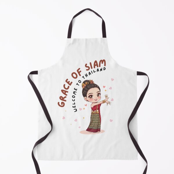 Item preview, Grace of Siam – Cute Thai Traditional Dancer Chibi Illustration designed and sold by Beeform.