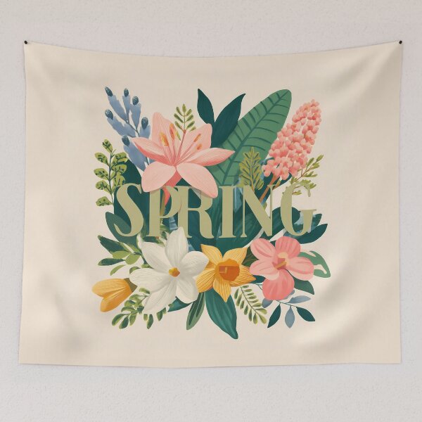 Item preview, Springtime Floral Burst designed and sold by BobaBunny76.