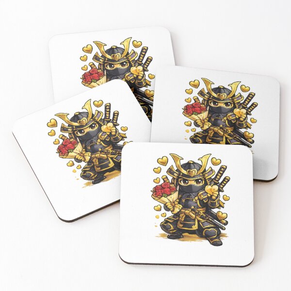 Item preview, Romance Samurai – Gold Heart Warrior designed and sold by MACodDesigns.