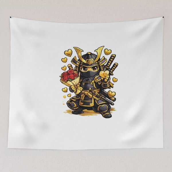 Item preview, Romance Samurai – Gold Heart Warrior designed and sold by MACodDesigns.
