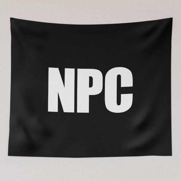 Item preview, NPC Non Playable Character - Funny Gaming Gift designed and sold by kamalasyakila.