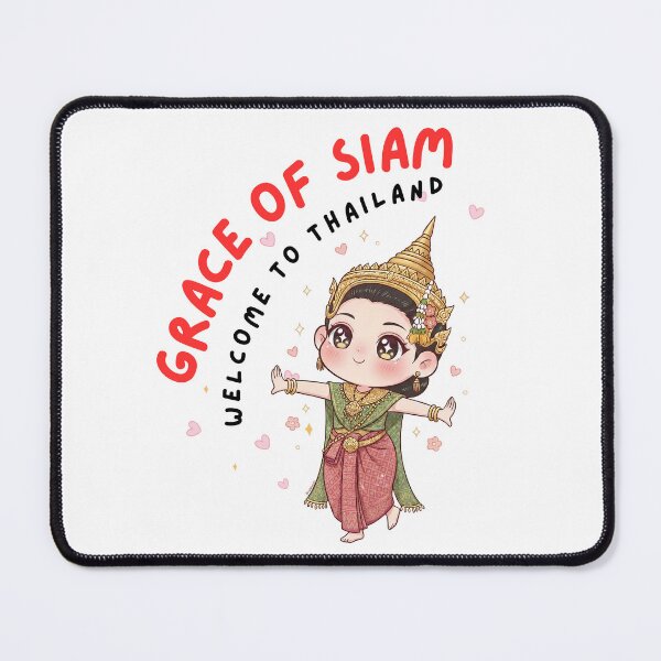 Item preview, Grace of Siam – Cute Thai Traditional Dancer Chibi Illustration designed and sold by Beeform.