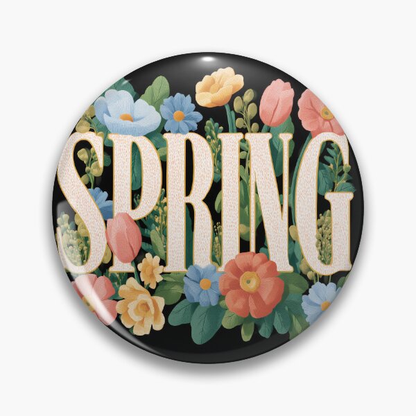Item preview, Bold Spring Bloom on Black designed and sold by BobaBunny76.