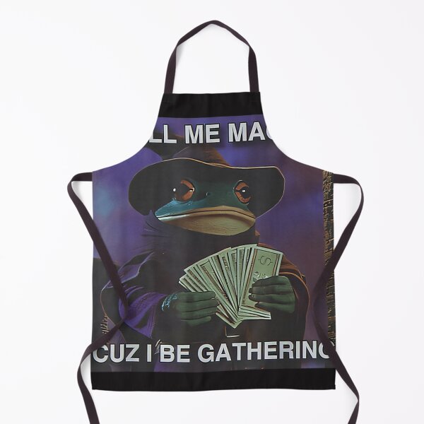 Item preview, Call Me Magic Cuz I Be Gathering Funny Wizard Frog Mage designed and sold by ERROR ERROR.