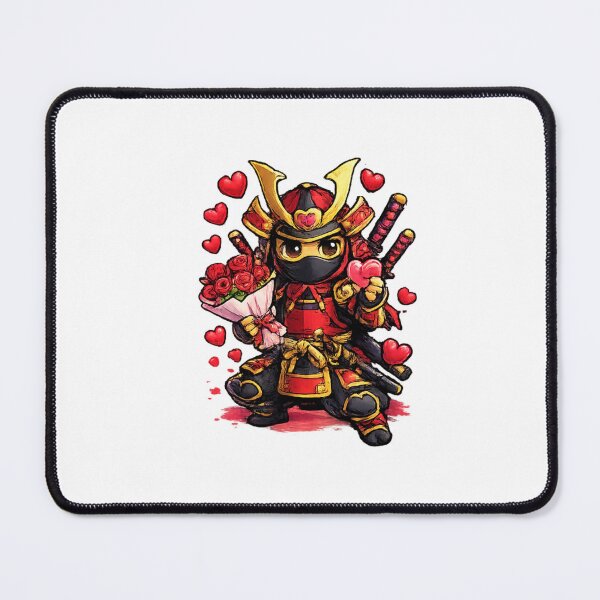 Item preview, Romance Samurai – Red Valentine Warrior designed and sold by MACodDesigns.