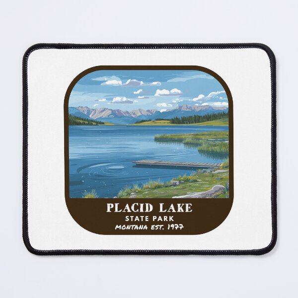 Item preview, Vintage Placid Lake State Park (Montana State Park) designed and sold by RabbitK.