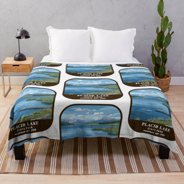 Item preview, Vintage Placid Lake State Park (Montana State Park) designed and sold by RabbitK.