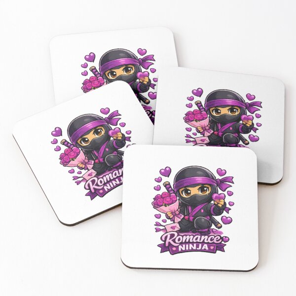 Item preview, Romance Ninja – Purple Valentine Chibi Ninja designed and sold by MACodDesigns.