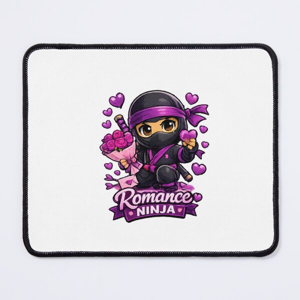 Item preview, Romance Ninja – Purple Valentine Chibi Ninja designed and sold by MACodDesigns.