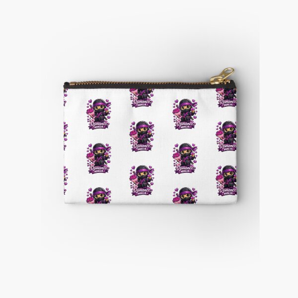 Item preview, Romance Ninja – Purple Valentine Chibi Ninja designed and sold by MACodDesigns.