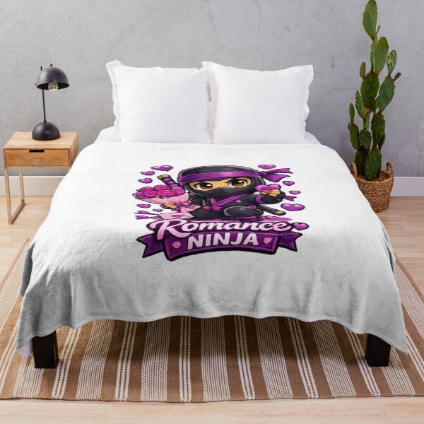 Item preview, Romance Ninja – Purple Valentine Chibi Ninja designed and sold by MACodDesigns.