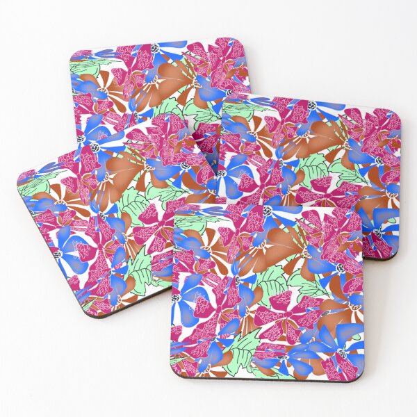 Item preview, Floral Fusion Colorful Art Print designed and sold by Nature  Nblossom.
