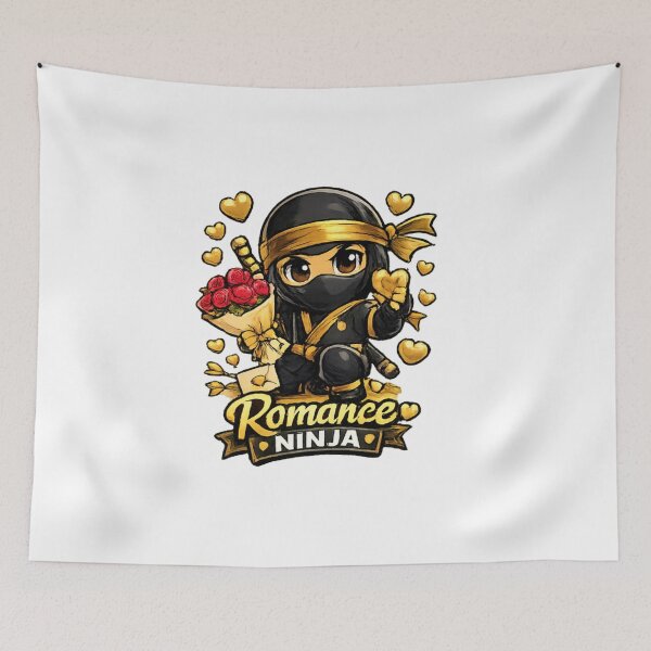 Item preview, Romance Ninja – Gold Valentine Edition designed and sold by MACodDesigns.
