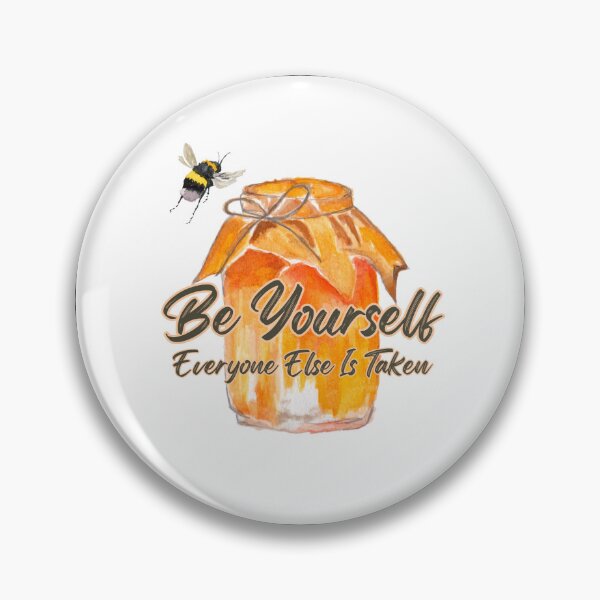 Item preview, Honey Bee Buzzing Be Yourself Oscar Wylde Orange designed and sold by CBCreations73.