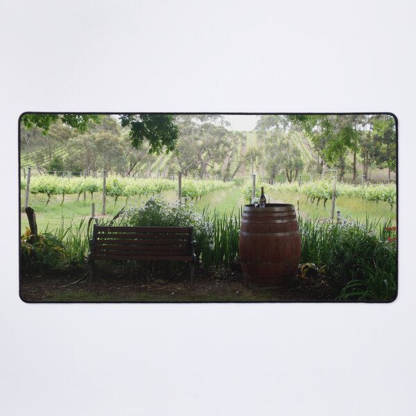 Item preview, Magpie Springs Vineyard Bench & Barrel - Adelaide Hills Wine Country designed and sold by MagpieSprings.