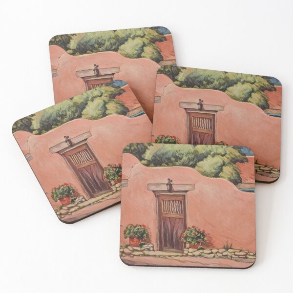 Item preview, Canyon Road Adobe with Rustic Gate designed and sold by oh-bi-me.