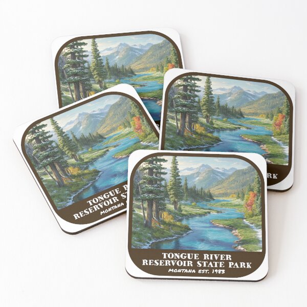 Item preview, Vintage Tongue River Reservoir State Park (Montana State Park) designed and sold by RabbitK.