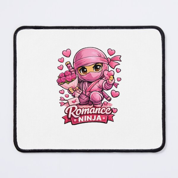 Item preview, Romance Ninja – Pink Chibi Valentine Ninja designed and sold by MACodDesigns.