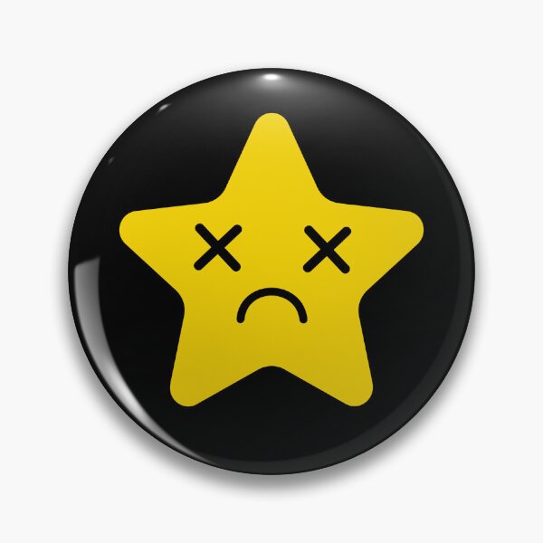 Item preview, unhappy star designed and sold by GNRWorks.
