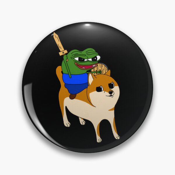 Item preview, Peepo Riding Doge In Glory To Battle  designed and sold by RAGNAr-LOTHBROK.