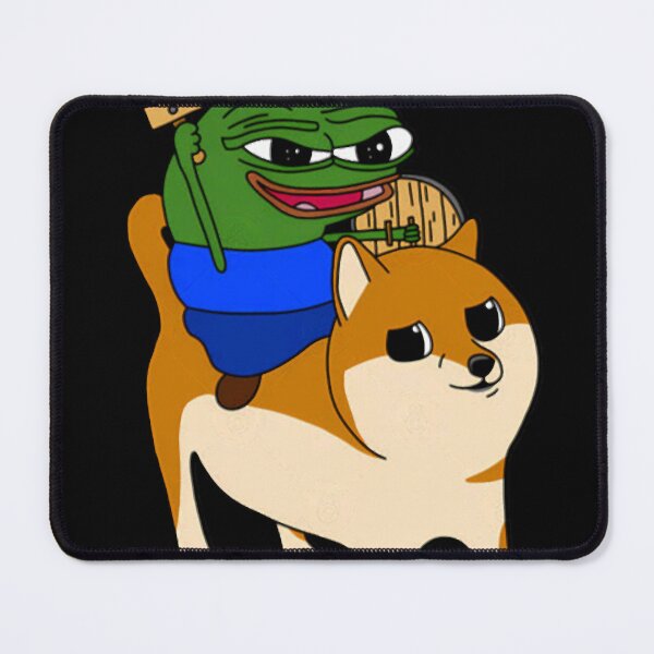Item preview, Peepo Riding Doge In Glory To Battle designed and sold by RAGNAr-LOTHBROK.