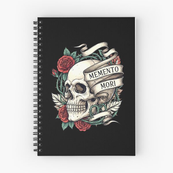 Item preview, Memento Mori Skull and Flowers designed and sold by nuel-art.
