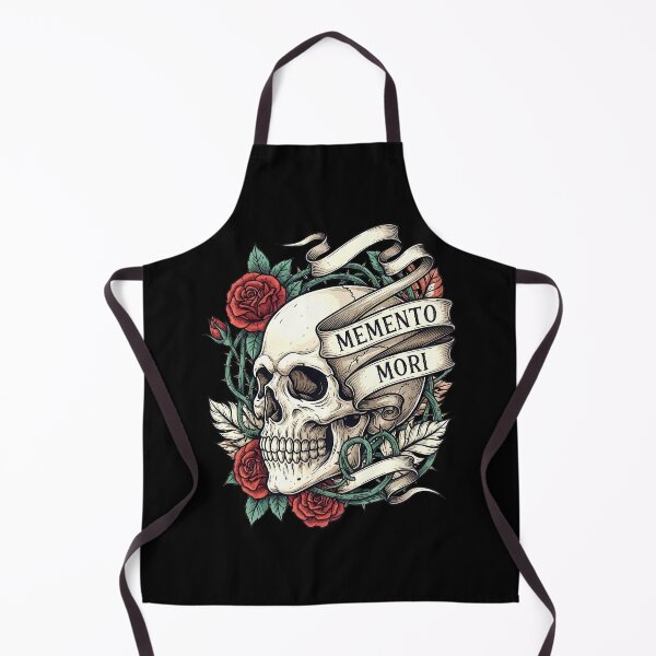 Item preview, Memento Mori Skull and Flowers designed and sold by nuel-art.