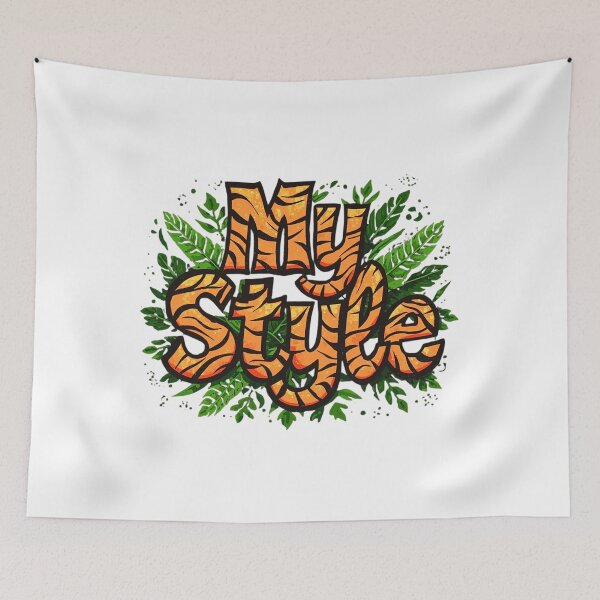 Item preview, My Style Tiger Typography Jungle Design designed and sold by MORELL Design.