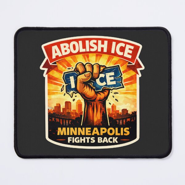 Item preview, Minneapolis Anti-ICE Protest Poster Print designed and sold by PinUpPizzazz.