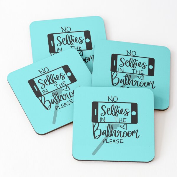 Item preview, No Selfies in the Bathroom Please NSD designed and sold by NikitaSkyDesign.