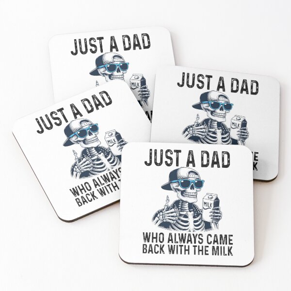Item preview, Just a Dad Who Always Came Back With the Milk designed and sold by H3ll-Ash-Studio.