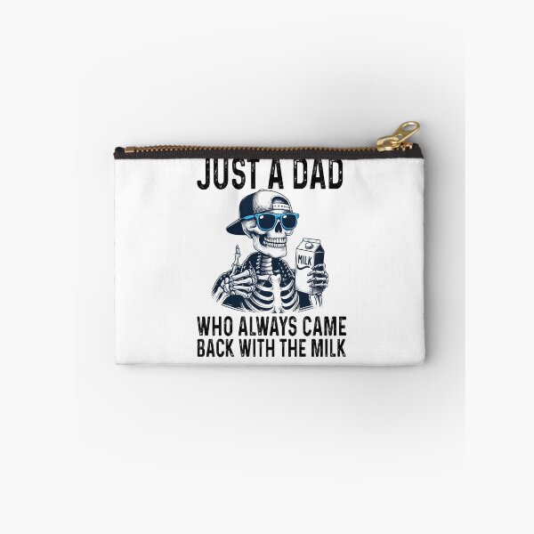 Item preview, Just a Dad Who Always Came Back With the Milk designed and sold by H3ll-Ash-Studio.