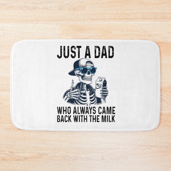 Item preview, Just a Dad Who Always Came Back With the Milk designed and sold by H3ll-Ash-Studio.