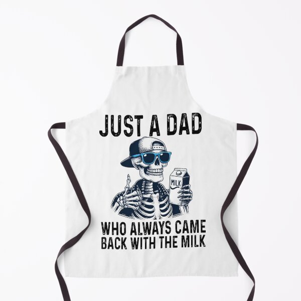 Item preview, Just a Dad Who Always Came Back With the Milk designed and sold by H3ll-Ash-Studio.