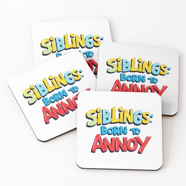 Item preview, Born to Annoy Siblings - Funny Brother Sister Rivalry designed and sold by SholoStudio.