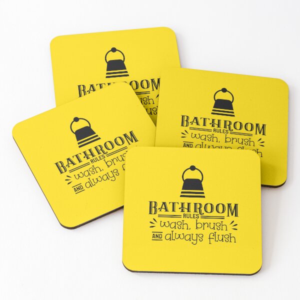 Item preview, Bathroom Rules NSD designed and sold by NikitaSkyDesign.