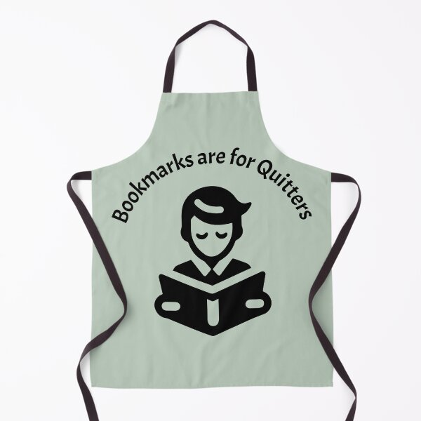 Item preview, Bookmarks are for Quitters Funny Bookworm designed and sold by Sachie's Studio.